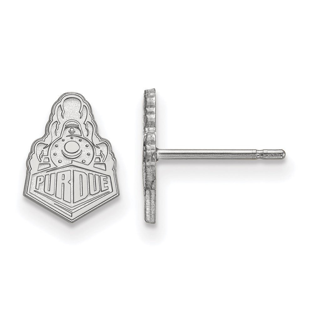 Sterlingsilber Rhodiniert Logoart Purdue University Boilermakers Zug Logo Extra Klein Ohrstecker