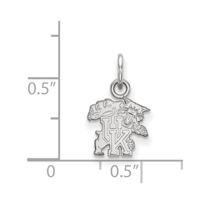 Sterlingsilber Rhodiniert Logoart University Of Kentucky U K Wildkatze Extra Klein Anhänger