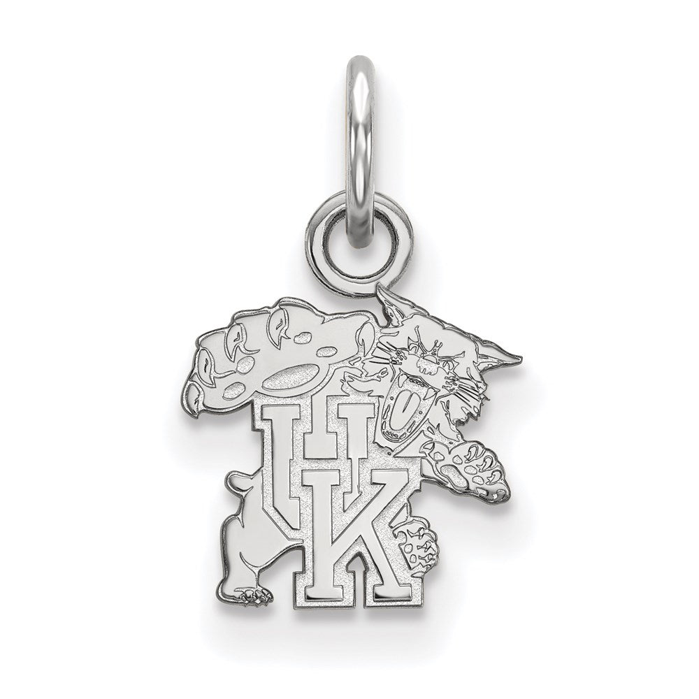 Sterlingsilber Rhodiniert Logoart University Of Kentucky U K Wildkatze Extra Klein Anhänger