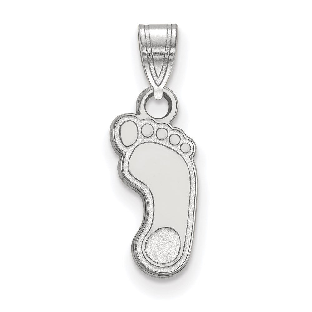 Sterlingsilber Rhodiniert Logoart University Of North Carolina Tar Heel Klein Anhänger