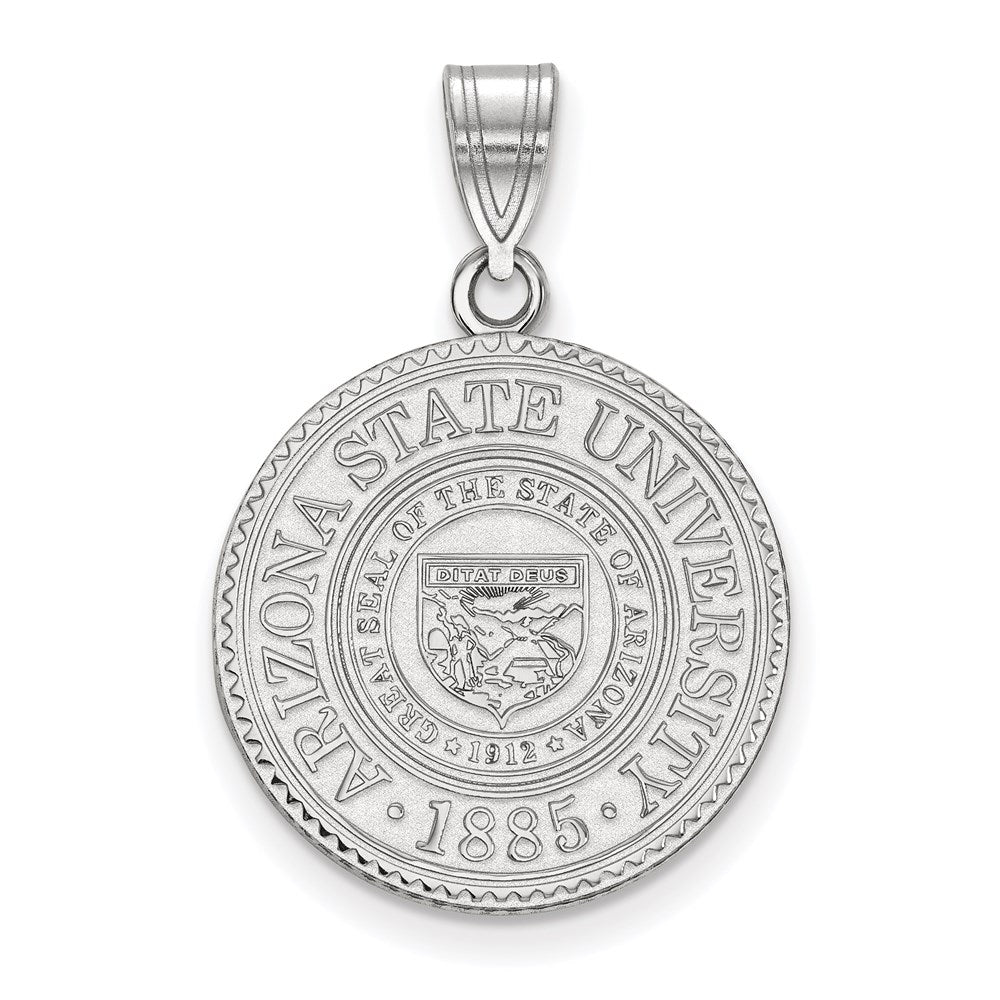 Sterlingsilber Rhodiniert Logoart Arizona State University Groß Wappen Anhänger