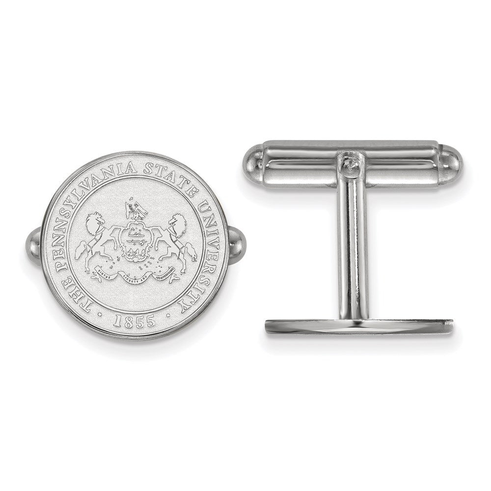 Sterlingsilber Rhodiniert Logoart Penn State University Wappen Manschette Knöpfe