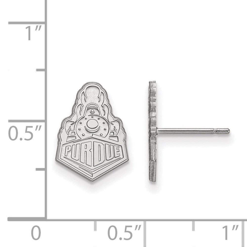 Sterlingsilber Rhodiniert Logoart Purdue University Boilermakers Zug Logo Klein Ohrstecker