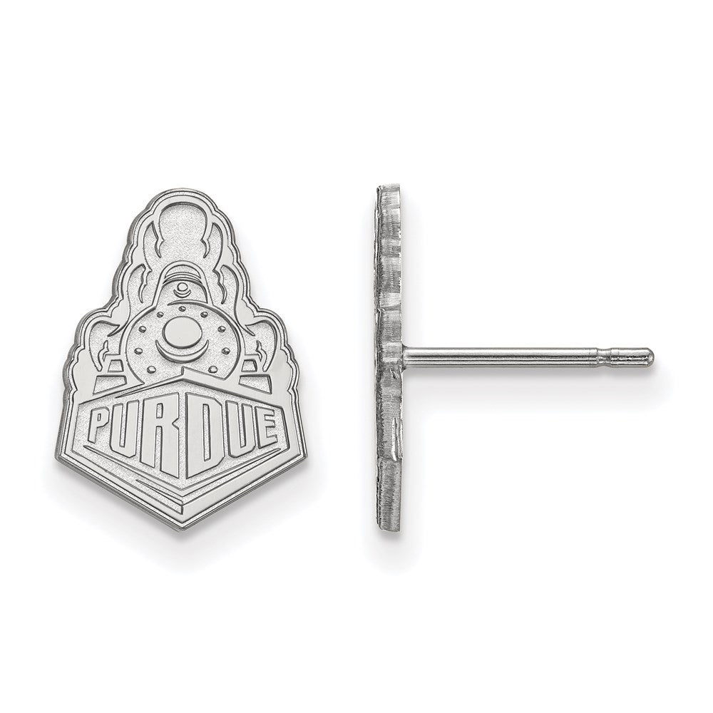 Sterlingsilber Rhodiniert Logoart Purdue University Boilermakers Zug Logo Klein Ohrstecker