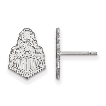 Sterlingsilber Rhodiniert Logoart Purdue University Boilermakers Zug Logo Klein Ohrstecker