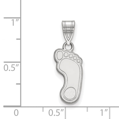 Sterlingsilber Rhodiniert Logoart University Of North Carolina Tar Heel Mittel Anhänger