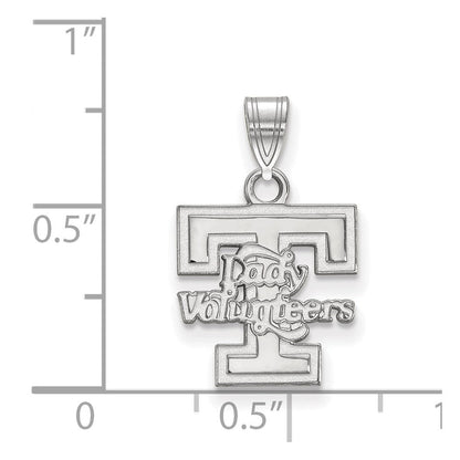 Sterlingsilber Rhodiniert Logoart University Of Tennessee Damen Volunteers Klein Anhänger