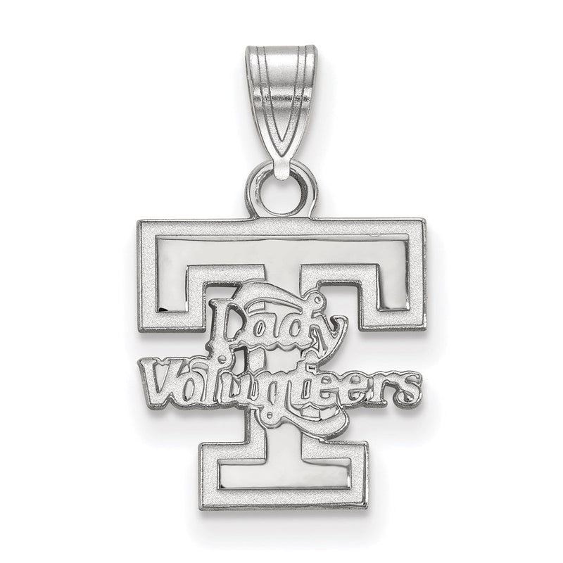 Sterlingsilber Rhodiniert Logoart University Of Tennessee Damen Volunteers Klein Anhänger