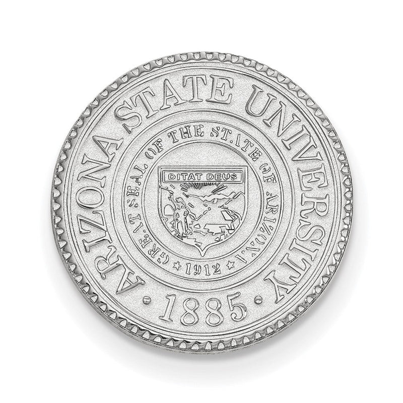 14K Weißgold Logoart Arizona State University Wappen Anstecknadel