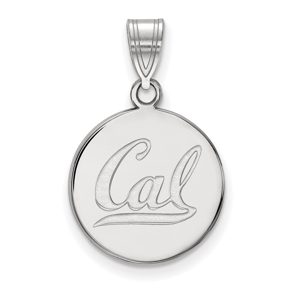 Sterlingsilber Rhodiniert Logoart University Of California Berkeley Mittel Plättchen Anhänger