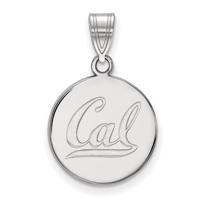 Sterlingsilber Rhodiniert Logoart University Of California Berkeley Mittel Plättchen Anhänger