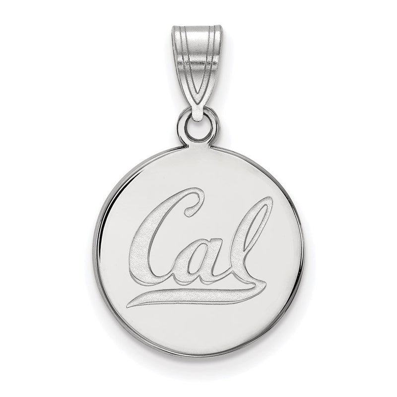 Sterlingsilber Rhodiniert Logoart University Of California Berkeley Mittel Plättchen Anhänger