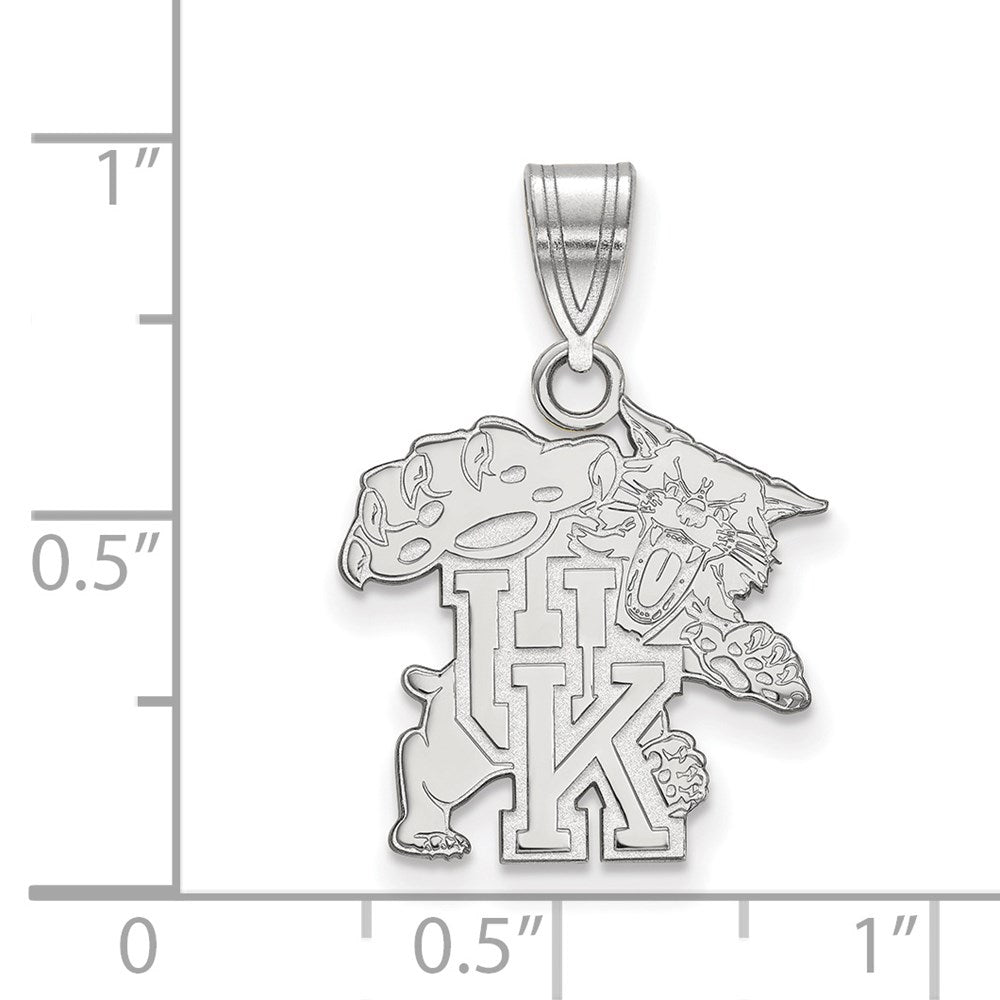 Sterlingsilber Rhodiniert Logoart University Of Kentucky U K Wildkatze Mittel Anhänger