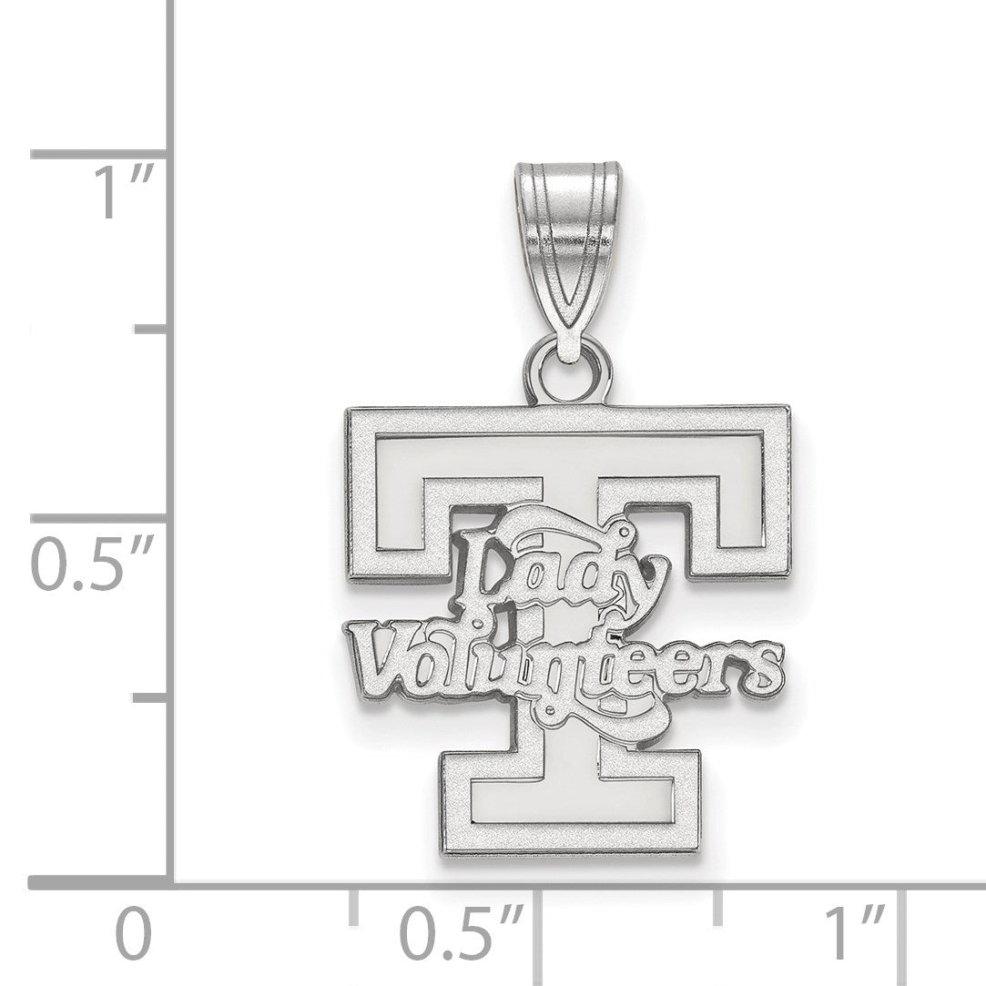 Sterlingsilber Rhodiniert Logoart University Of Tennessee Damen Volunteers Mittel Anhänger