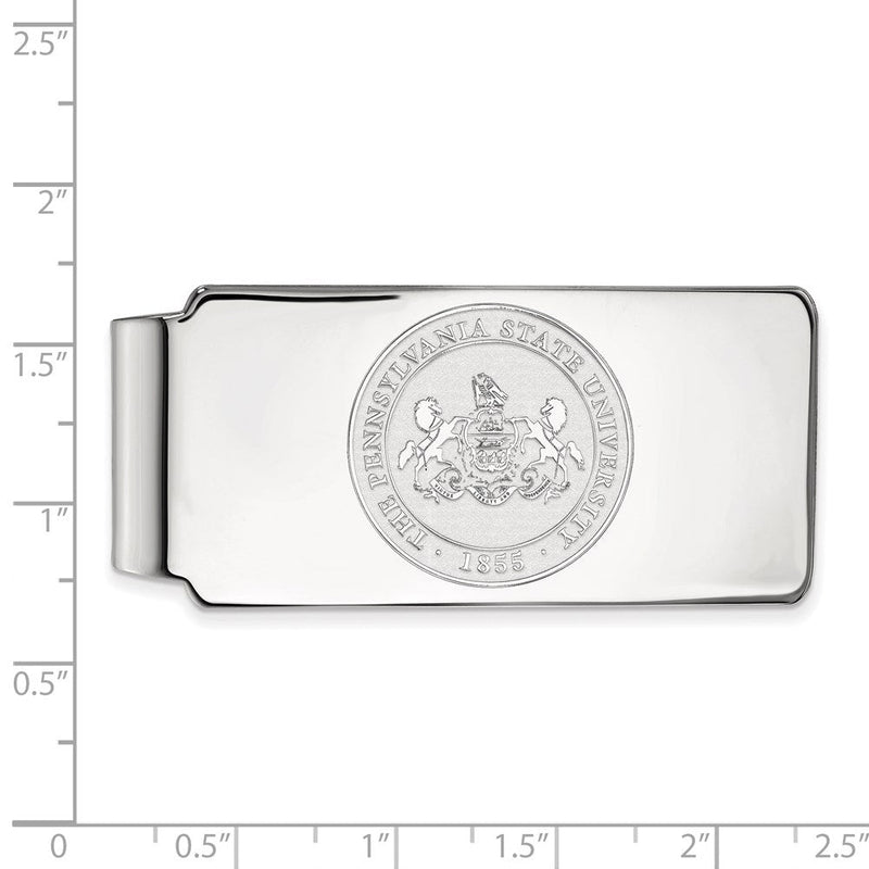 Sterlingsilber Rhodiniert Logoart Penn State University Wappen Geldklammer