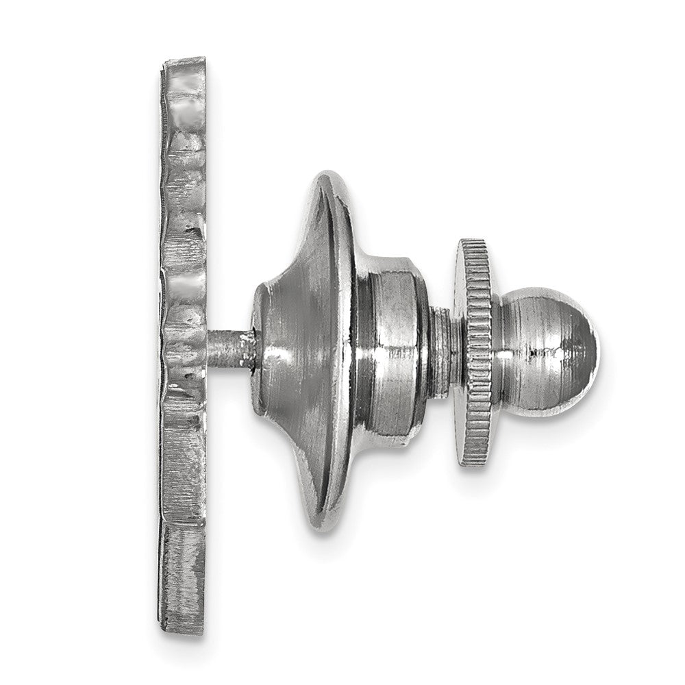 Sterlingsilber Rhodiniert Logoart Purdue Universität. Anstecknadel