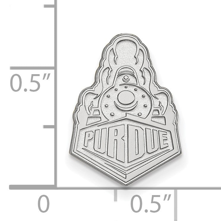 14K Weißgold Logoart Purdue University Boilermakers Zug Logo Anstecknadel