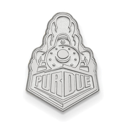 Sterlingsilber Rhodiniert Logoart Purdue Universität. Anstecknadel