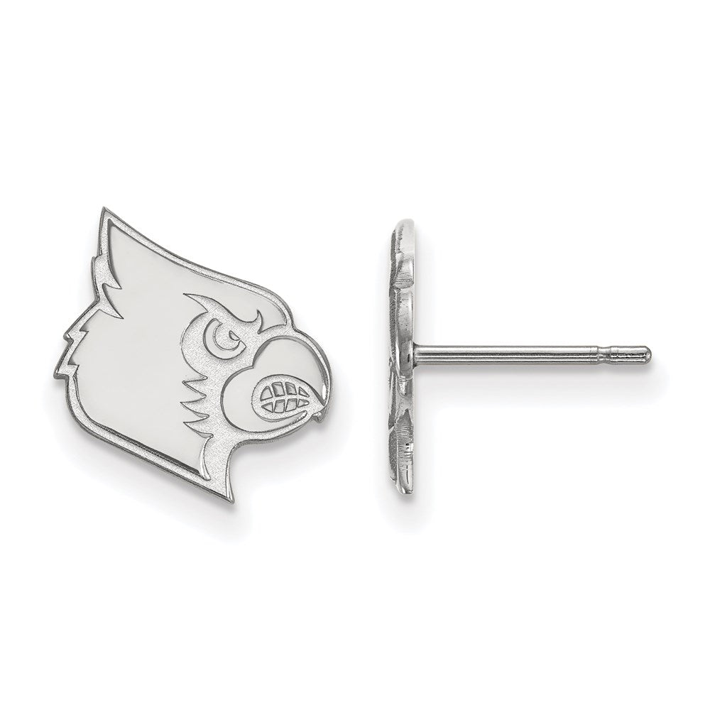 Sterlingsilber Rhodiniert Logoart University Of Louisville Cardinal Klein Ohrstecker