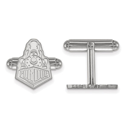Sterlingsilber Rhodiniert Logoart Purdue Universität. Manschette Knöpfe