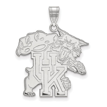 Sterlingsilber Rhodiniert Logoart University Of Kentucky U K Wildkatze Extra Groß Anhänger