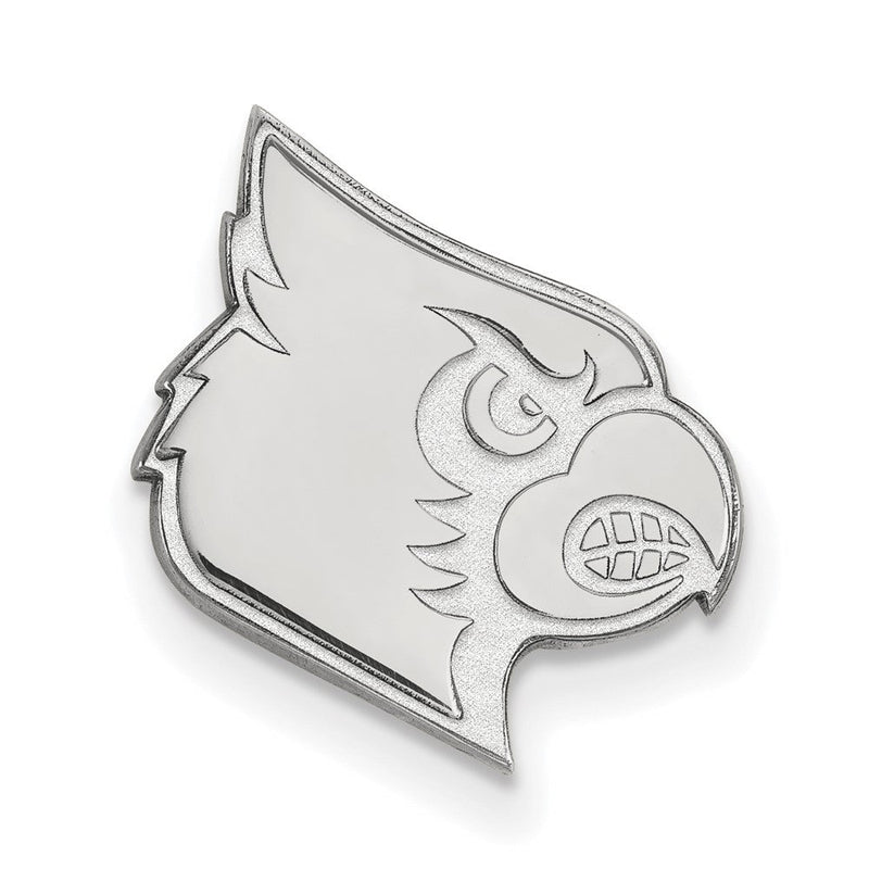 14K Weißgold Logoart University Of Louisville Cardinal Anstecknadel