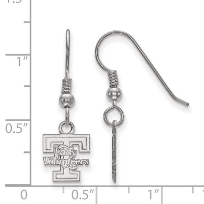 Sterlingsilber Rhodiniert Logoart University Of Tennessee Damen Volunteers Extra Klein Hängend Draht Ohrringe