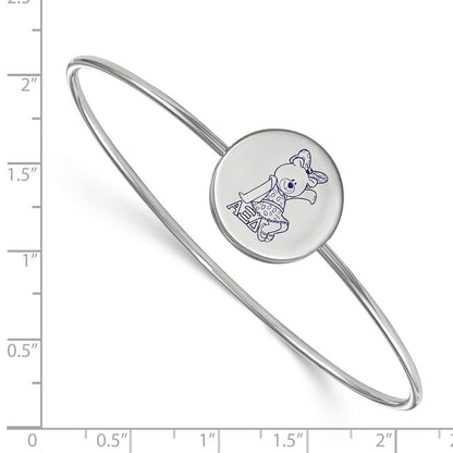 Sterlingsilber Rhodiniert Logoart Alpha Xi Delta Emailliert Schieber auf Armreif Armband