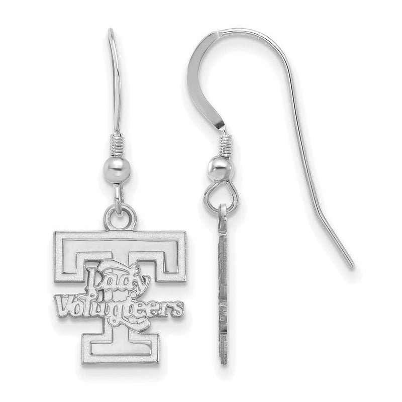 Sterlingsilber Rhodiniert Logoart University Of Tennessee Damen Volunteers Klein Hängend Draht Ohrringe