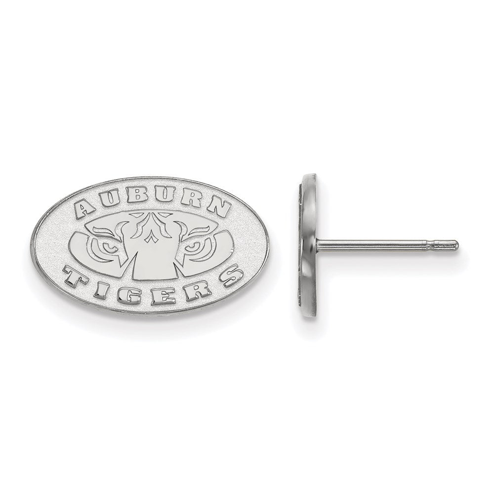 Sterlingsilber Rhodiniert Logoart Auburn Tigers Extra Klein Ohrstecker