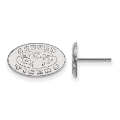 Sterlingsilber Rhodiniert Logoart Auburn Tigers Extra Klein Ohrstecker