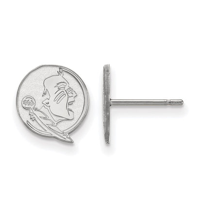 Sterlingsilber Rhodiniert Logoart Florida State University Seminole Extra Klein Ohrstecker