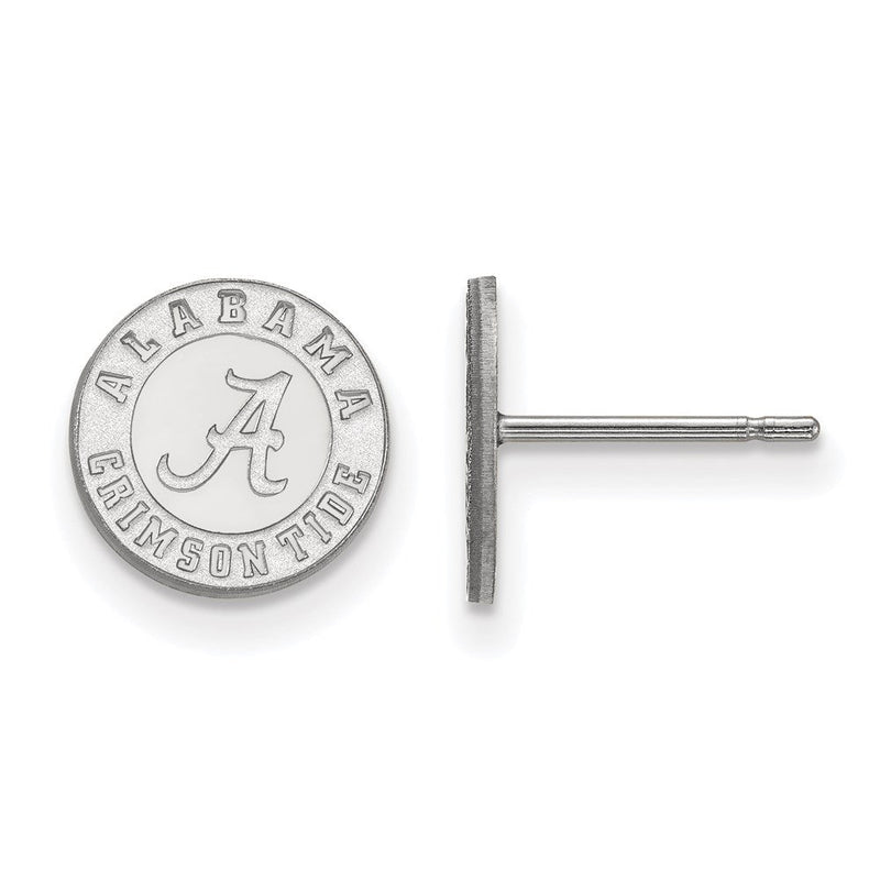 Sterlingsilber Rhodiniert Logoart University Of Alabama Crimson Tide Extra Klein Ohrstecker