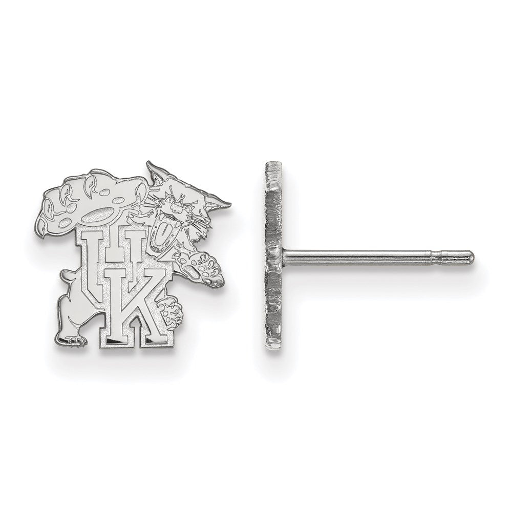 Sterlingsilber Rhodiniert Logoart University Of Kentucky U K Wildkatze Extra Klein Ohrstecker
