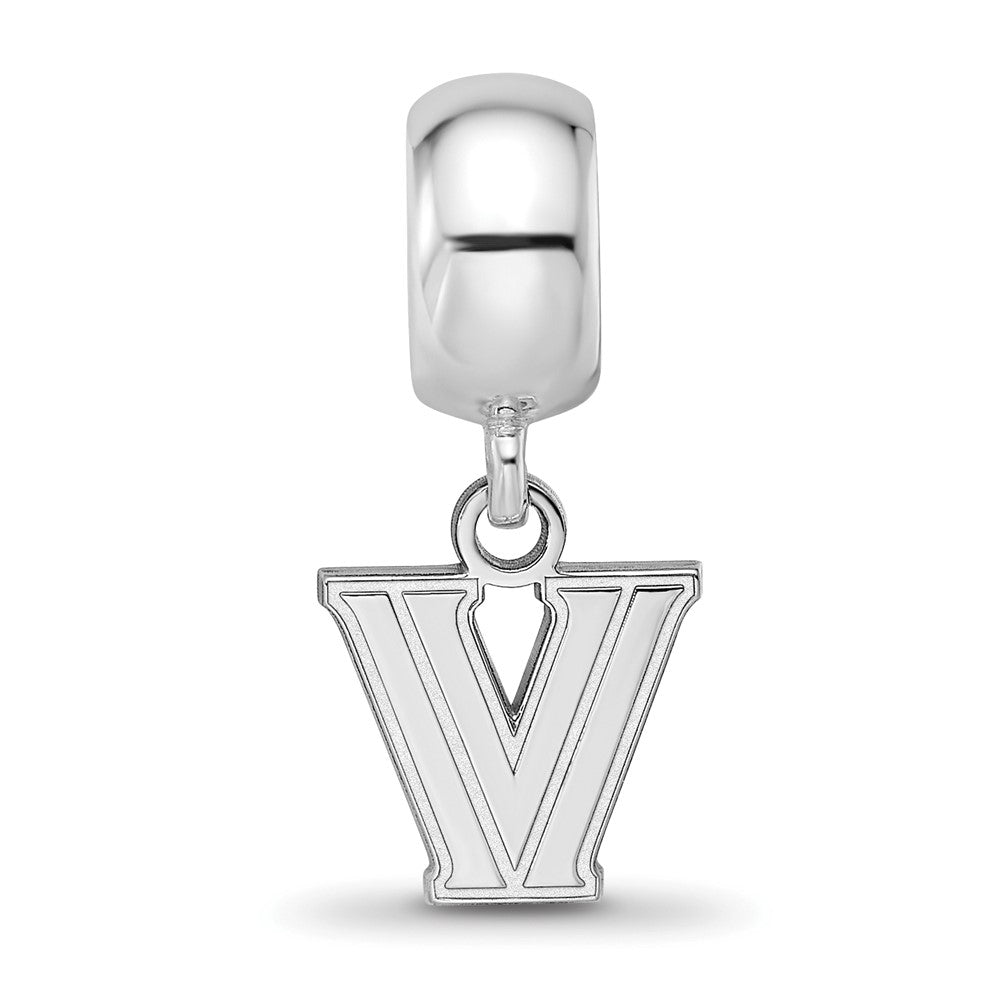 Sterlingsilber Rhodiniert Logoart Villanova University Xs Hängend Perle
