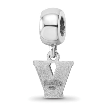 Sterlingsilber Rhodiniert Logoart Villanova University Xs Hängend Perle
