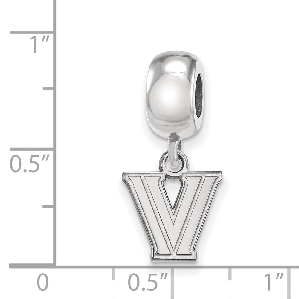 Sterlingsilber Rhodiniert Logoart Villanova University Xs Hängend Perle