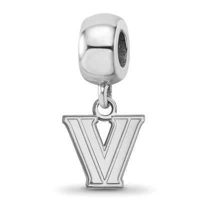 Sterlingsilber Rhodiniert Logoart Villanova University Xs Hängend Perle