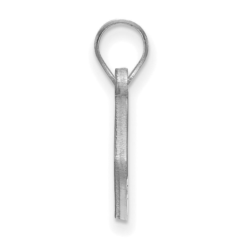 Sterlingsilber Rhodiniert Logoart Wake Forest University W F Deacon Football Anhänger