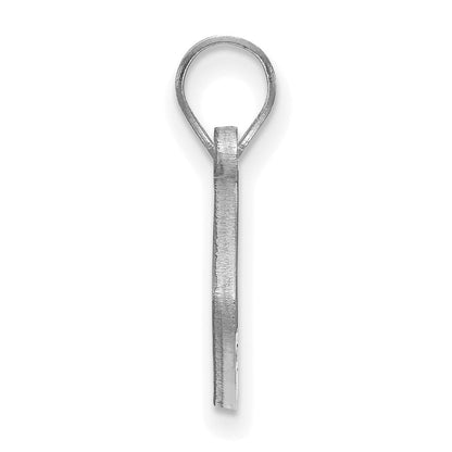 Sterlingsilber Rhodiniert Logoart Wake Forest University W F Deacon Football Anhänger