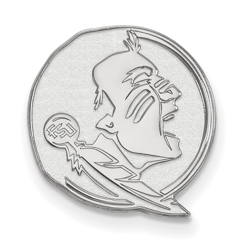 Sterlingsilber Rhodiniert Logoart Florida State University Anstecknadel