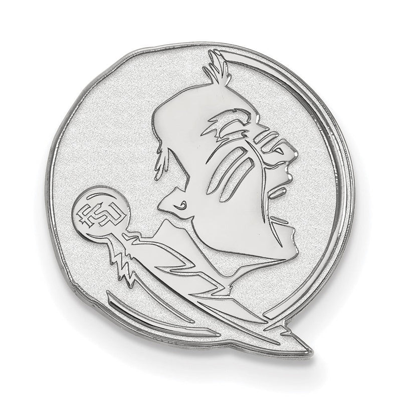 Sterlingsilber Rhodiniert Logoart Florida State University Anstecknadel