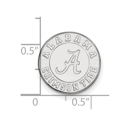 14K Weißgold Logoart University Of Alabama Crimson Tide Anstecknadel