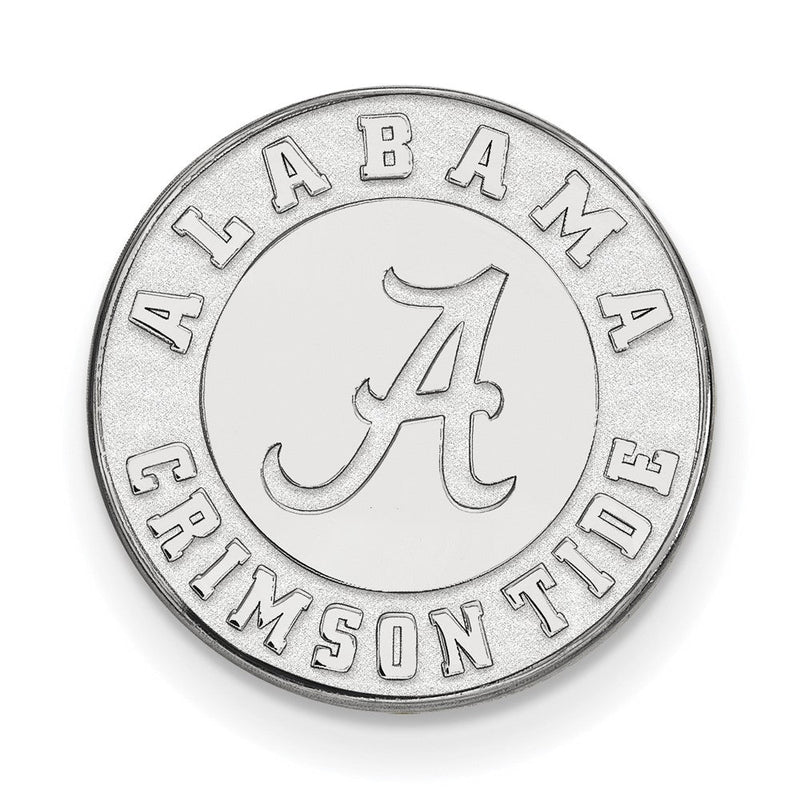 14K Weißgold Logoart University Of Alabama Crimson Tide Anstecknadel