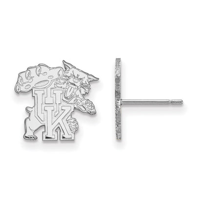 Sterlingsilber Rhodiniert Logoart University Of Kentucky U K Wildkatze Klein Ohrstecker