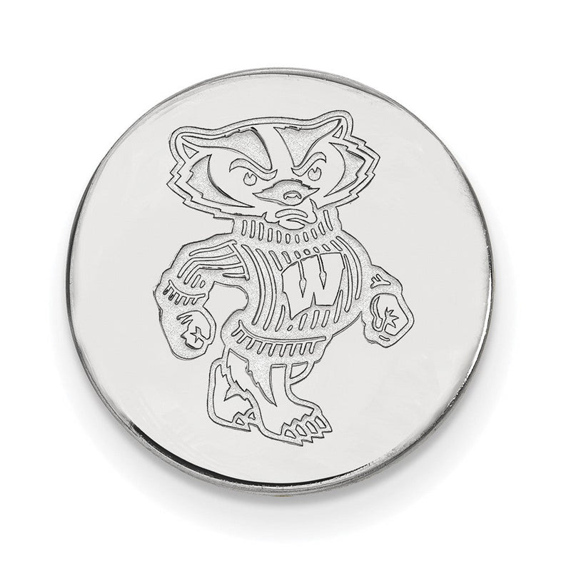Sterlingsilber Rhodiniert Logoart University Of Wisconsin Anstecknadel