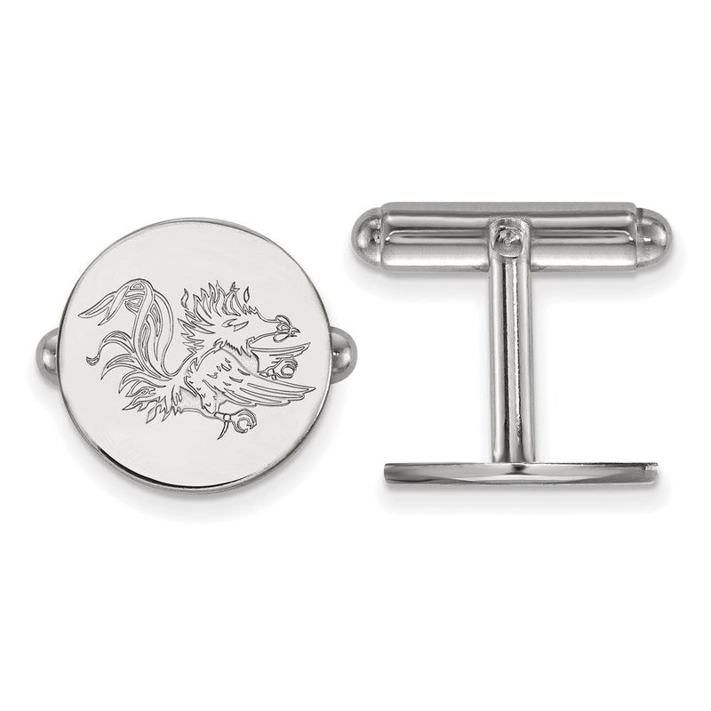 Sterlingsilber Rhodiniert Logoart University Of South Carolina Manschette Knöpfe
