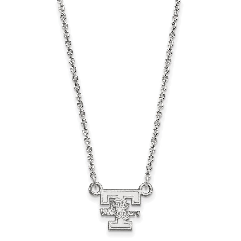 Sterlingsilber Rhodiniert Logoart University Of Tennessee Damen Volunteers Klein Anhänger 18 Zoll Halskette