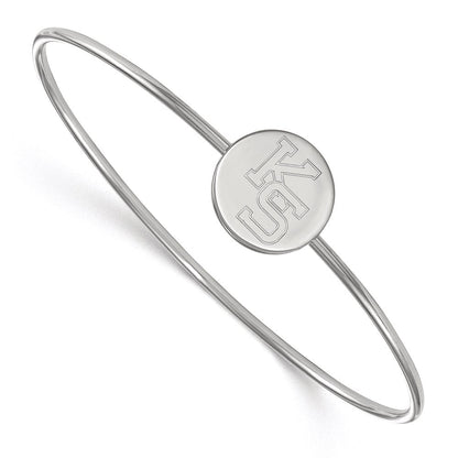 Sterlingsilber Rhodiniert Logoart Kansas State University Armreif Schieber auf