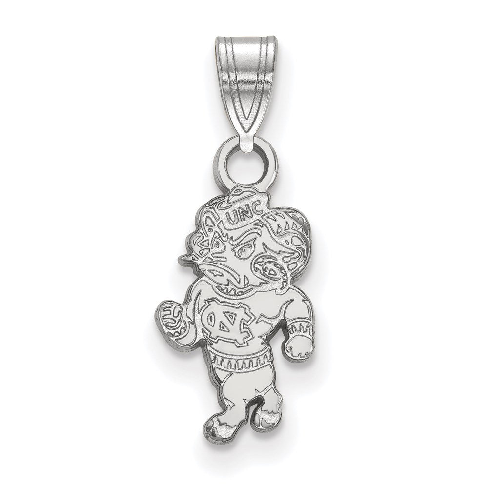 Sterlingsilber Rhodiniert Logoart University Of North Carolina Ram Klein Anhänger